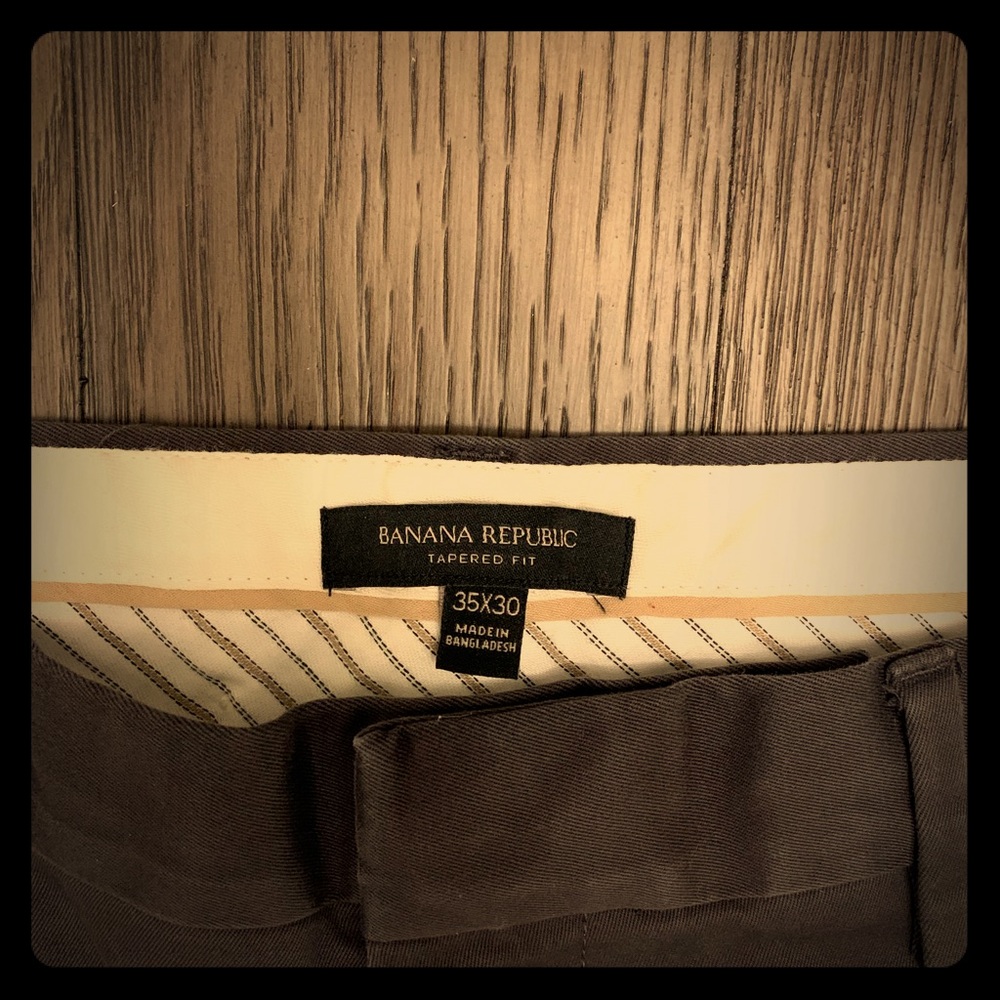 Banana Republic Gray Men’s Tapered Fit Pant